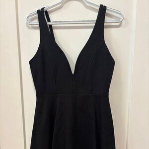 Lulus Black Cocktail Dress (Medium)